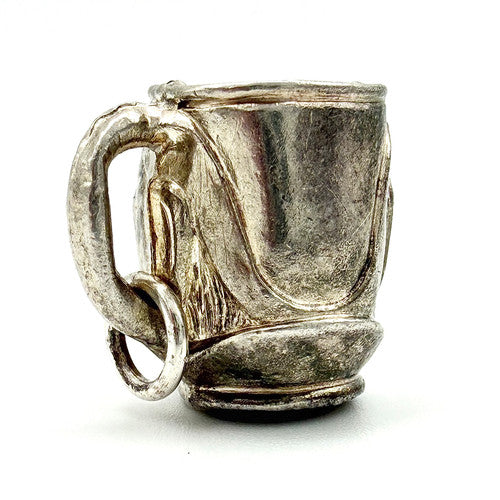 Vintage 925 Sterling Silver Toby Jug Charm CA26-23