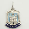 Vintage 925 Sterling Silver Swansea Travel Charm CA25-12