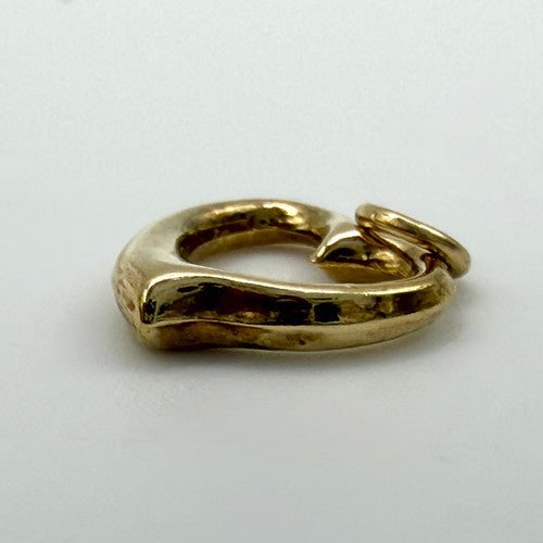 Vintage 9ct Yellow Gold Heart Charm PG37