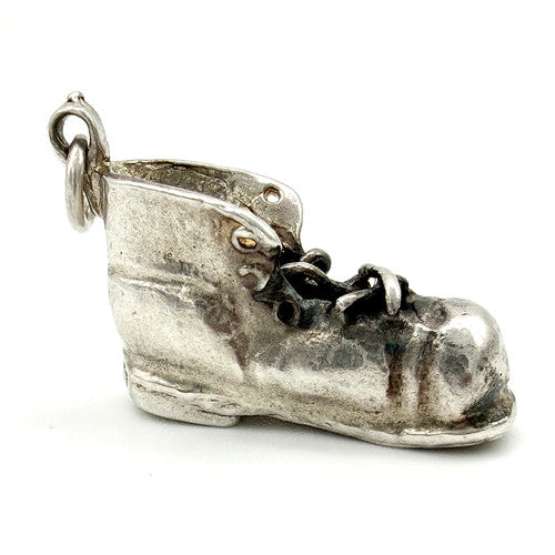 Vintage 925 Sterling Silver Boot Charm CA26-21