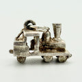 Vintage 925 Sterling Silver Train Charm CA19-82