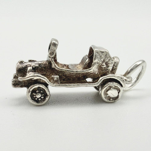 Vintage 925 Sterling Silver Car Charm CA24-1