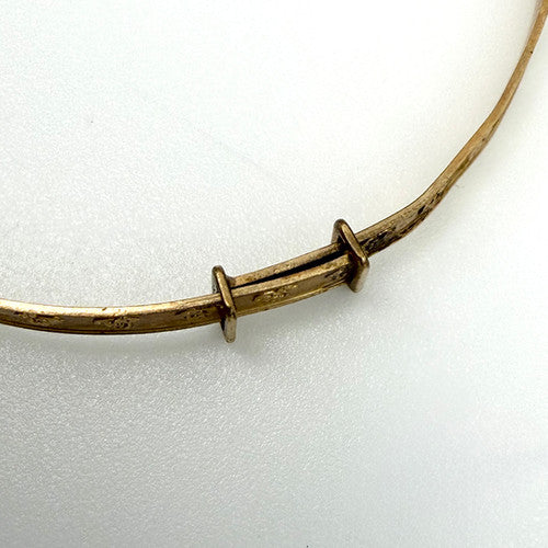 Vintage 9ct Yellow Gold Baby Childs Bangle PG28