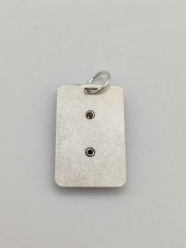 Vintage 925 Sterling Silver Apple Charm CA18-8