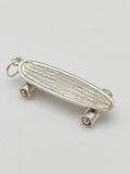 Vintage 925 Sterling Silver Skateboard Charm CA18-6