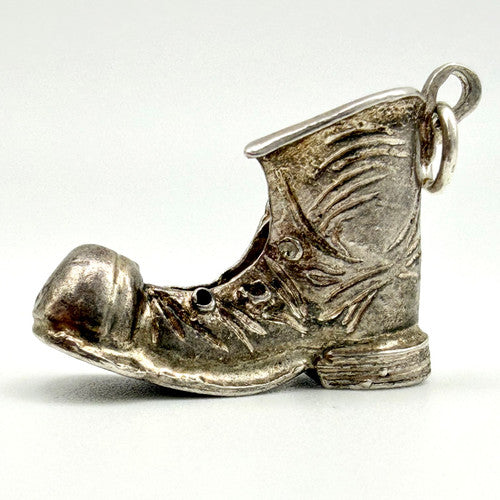 Vintage 925 Sterling Silver Old Boot Charm CA28-44