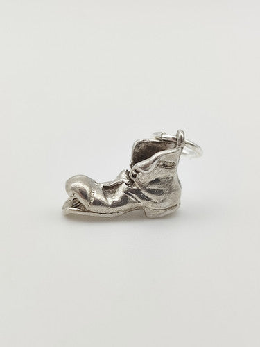 Vintage 925 Sterling Silver Boot Charm CA17-80