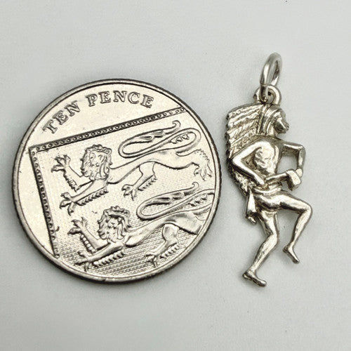Vintage 925 Sterling Silver Native American Charm CA24-25