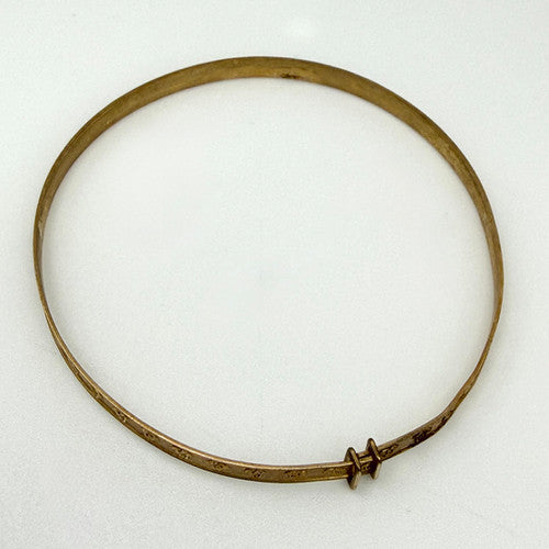 Vintage 9ct Yellow Gold Baby Childs Bangle PG28