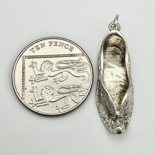 Vintage 925 Sterling Silver Oriental Shoe Charm CA22-20