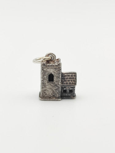 Vintage 925 Sterling Silver Church Charm CA13-106