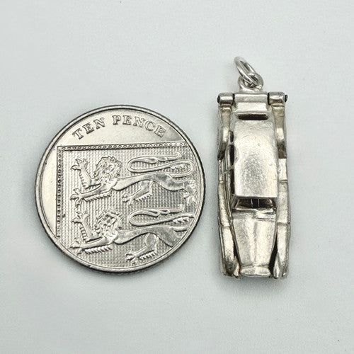 Vintage 925 Sterling Silver Rolls Royce Charm CA24-67