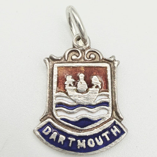 Vintage 925 Sterling Silver Dartmouth Travel Charm CA24-9