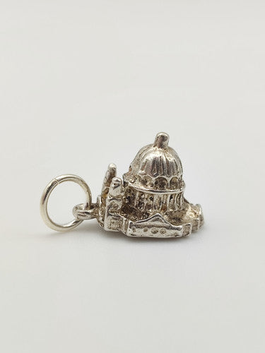 Vintage 925 Sterling Silver St Paul's Cathedral Charm CA17-87