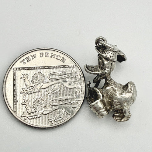 Vintage 925 Sterling Silver Donald Duck Charm CA24-68