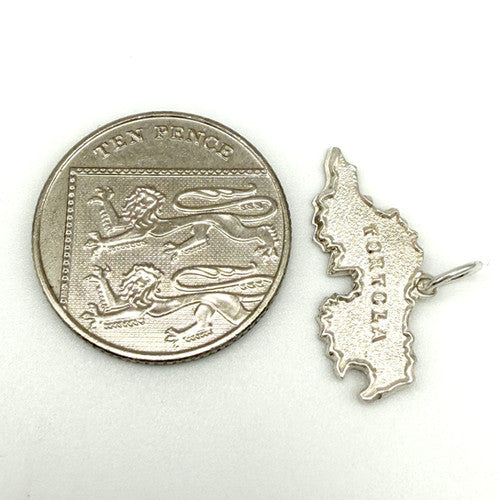 Vintage 925 Sterling Silver Tortola Charm CA27-42
