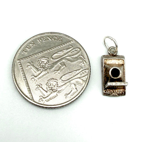 Vintage 925 Sterling Silver Camera Charm CA27-10