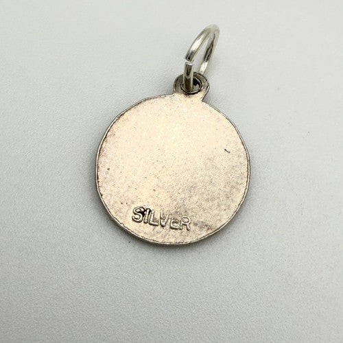 Vintage 925 Sterling Silver St Christopher Charm CA19-75