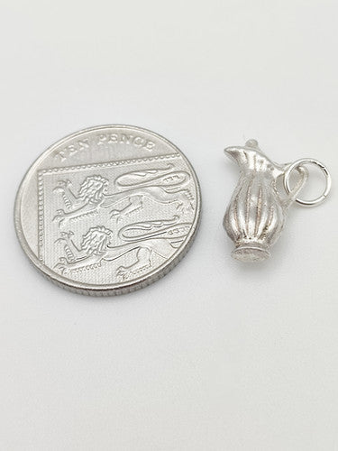 Vintage 925 Sterling Silver Jug Charm CA18-61