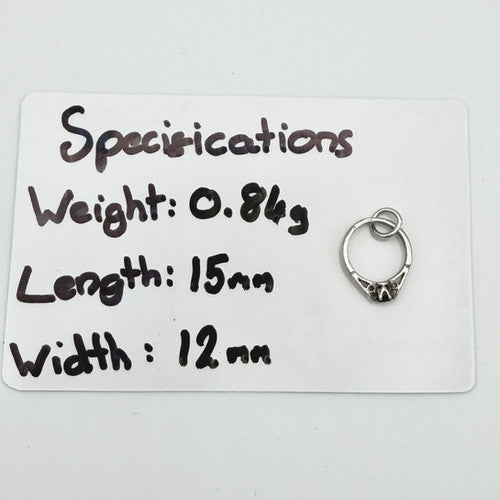 Vintage 925 Sterling Silver Ring Charm CA23-36