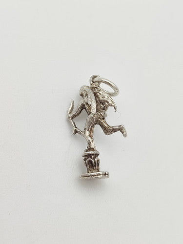 Vintage 925 Sterling Silver Cupid Charm CA13-57
