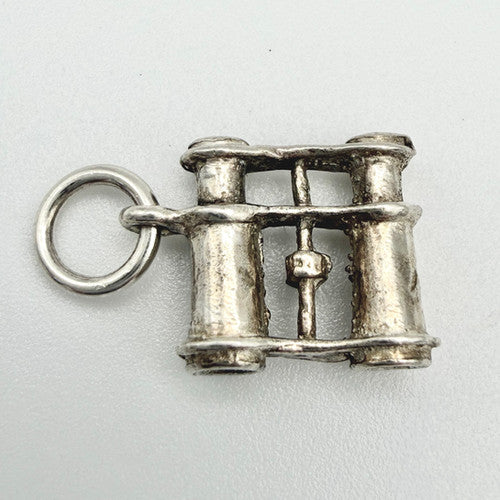 Vintage 925 Sterling Silver Binoculars Charm CA22-89