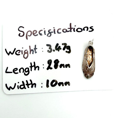 Vintage 925 Sterling Silver Shoe Charm CA27-45