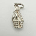 Vintage 925 Sterling Silver Santa Charm CA22-60