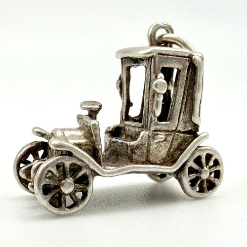 Vintage 925 Sterling Silver Vintage Car Charm CA28-23