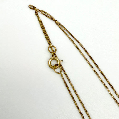 Vintage 9ct Yellow Gold Cross Necklace PG75