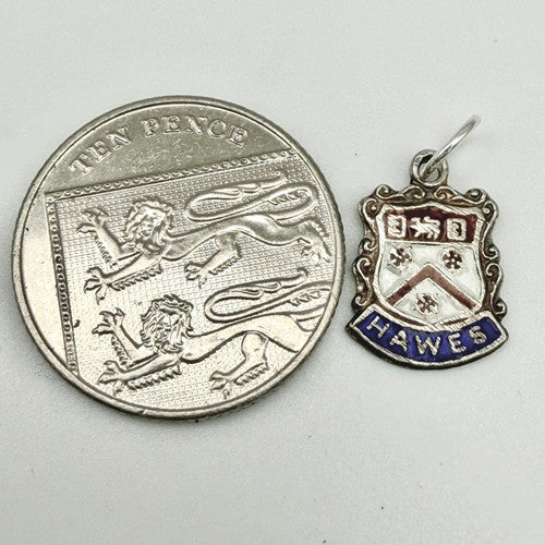 Vintage 925 Sterling Silver Hawes Travel Charm CA25-56