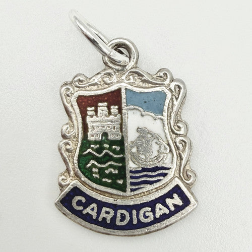 Vintage 925 Sterling Silver Cardigan Travel Charm CA25-52