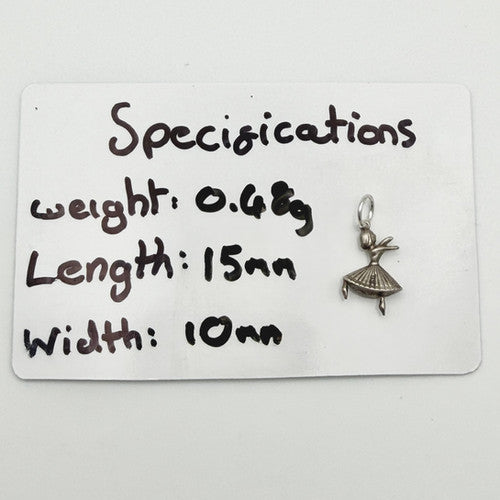 Vintage 925 Sterling Silver Dancer Charm CA21-55