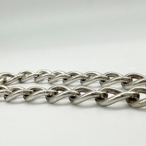 Vintage 925 Sterling Silver Georg Jensen Heart Padlock Bracelet Bracelets-61