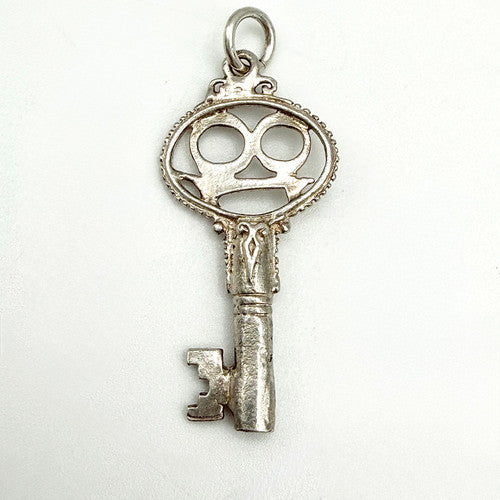 Vintage 925 Sterling Silver 18 Key Charm CA26-20