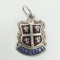 Vintage 925 Sterling Silver Oswestry Travel Charm CA25-48