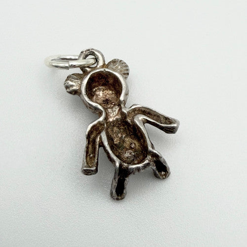Vintage 925 Sterling Silver Teddy Bear Charm CA19-67