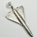Vintage 925 Sterling Silver Aeroplane Charm CA24-5