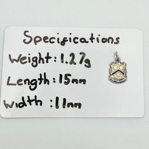 Vintage 925 Sterling Silver Stratford-Upon-Avon Travel Charm CA24-69