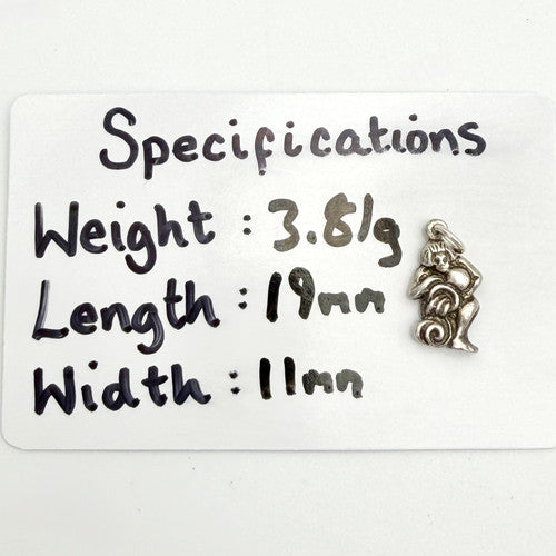 Vintage 925 Sterling Silver Aquarius Water Bearer Charm CA28-6