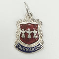 Vintage 925 Sterling Silver Caernarvon Travel Charm CA25-53