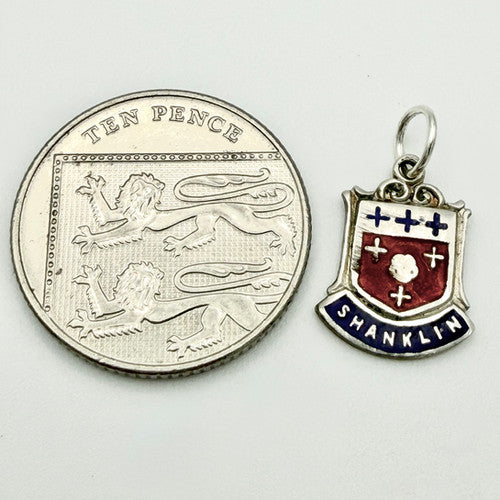 Vintage 925 Sterling Silver Shanklin Travel Charm CA20-25