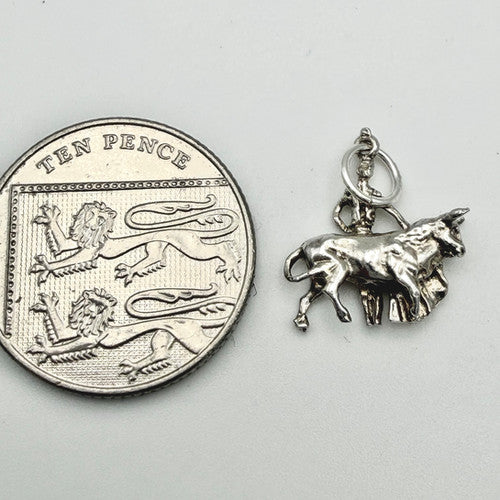 Vintage 925 Sterling Silver Matador Charm CA21-17