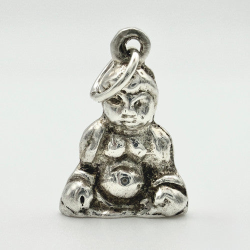 Vintage 925 Sterling Silver Buddha Charm CA20-54
