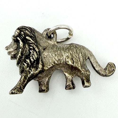 Vintage 925 Sterling Silver Lion Charm CA28-16
