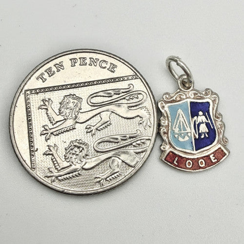 Vintage 925 Sterling Silver Looe Travel Charm CA24-17