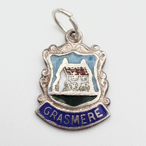 Vintage 925 Sterling Silver Grasmere Travel Charm CA20-8