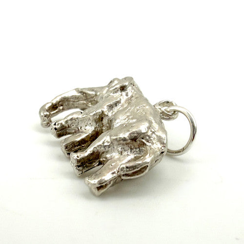 Vintage 925 Sterling Silver Elephant Charm CA27-34