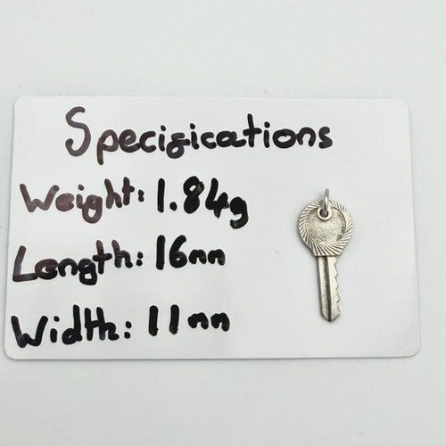 Vintage 925 Sterling Silver Key Charm CA23-23
