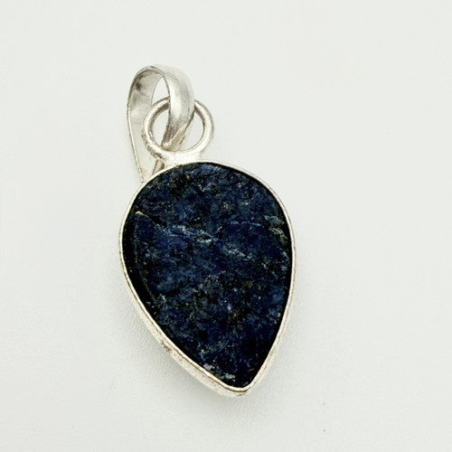 Vintage 925 Sterling Silver Sodalite Pendant PAT113